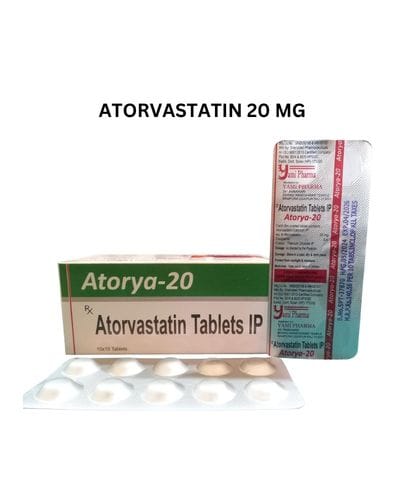 Atorya-20 Atorvastatin Tablets IP 200mg PCD Pharma List.