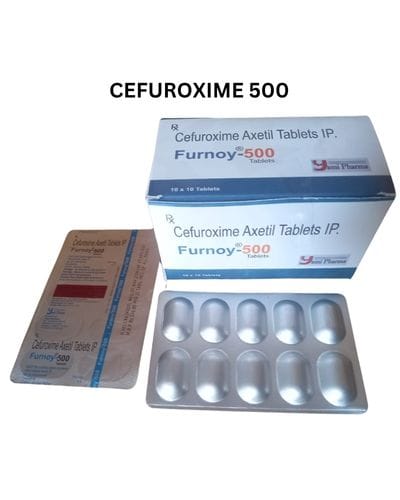 Furnoy-500 Cefuroxime Axetil Tablets IP 500mg.