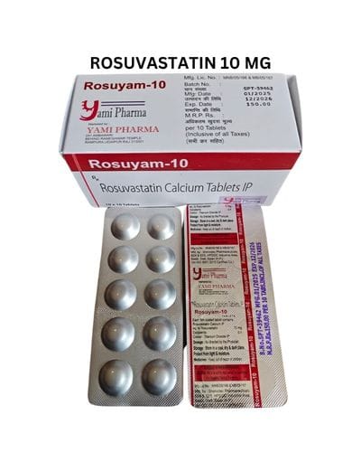 Rosuyam-10 Rosuvastatin Calcium Tablets IP 10mg PCD Pharma Franchise.